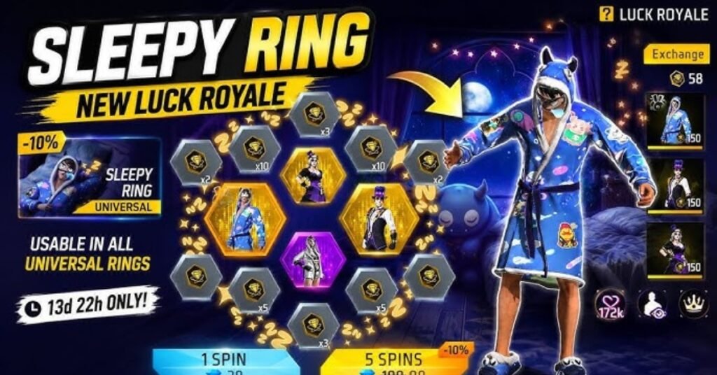 Sleepy Ring Event Free Fire 2026