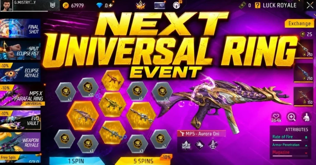 MP5 x PARAFAL Ring Event 1 Spin Trick 2026