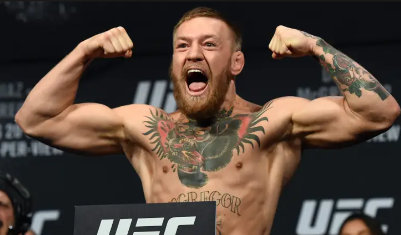 Conor McGregor and Max Holloway face off ahead of their UFC 329 showdown.