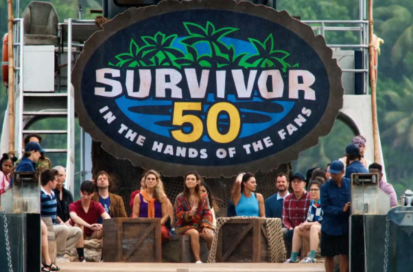 Survivor 50 winner celebrating during the dramatic finale episode