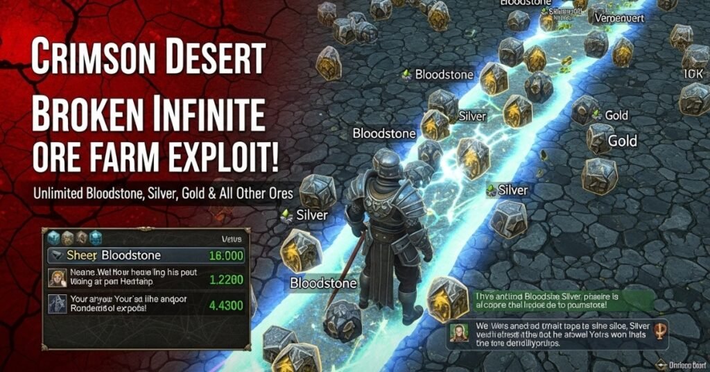 Crimson Desert Infinite Ore Farm Exploit Guide 2026P